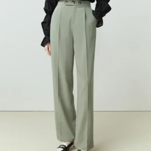 Women Suit Pants Three Button Csaual Trousers